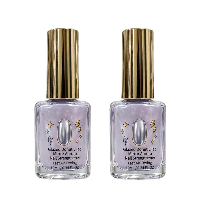 📢📢50% OFF !! ⏰Lilac Glossy Mirror Nail Strengthener✨