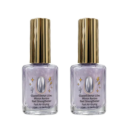 📢📢50% OFF !! ⏰Lilac Glossy Mirror Nail Strengthener✨