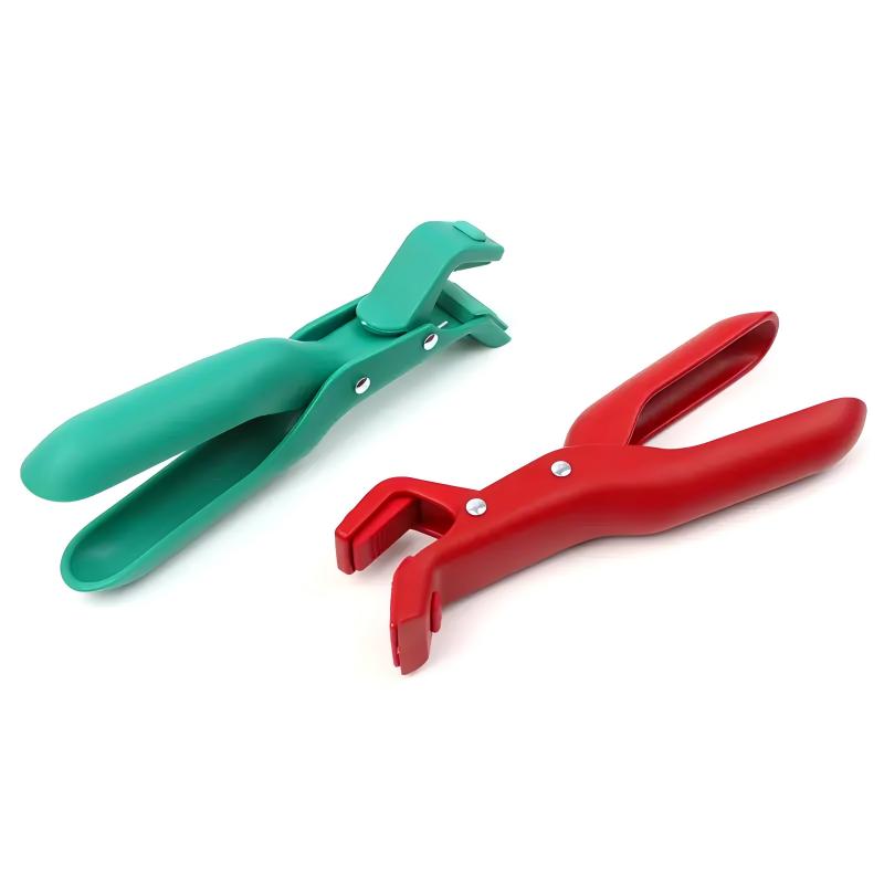Multi Purpose Anti Scald Plate Gripper for Bowls Pots Pans Red Green Kitchen Tool