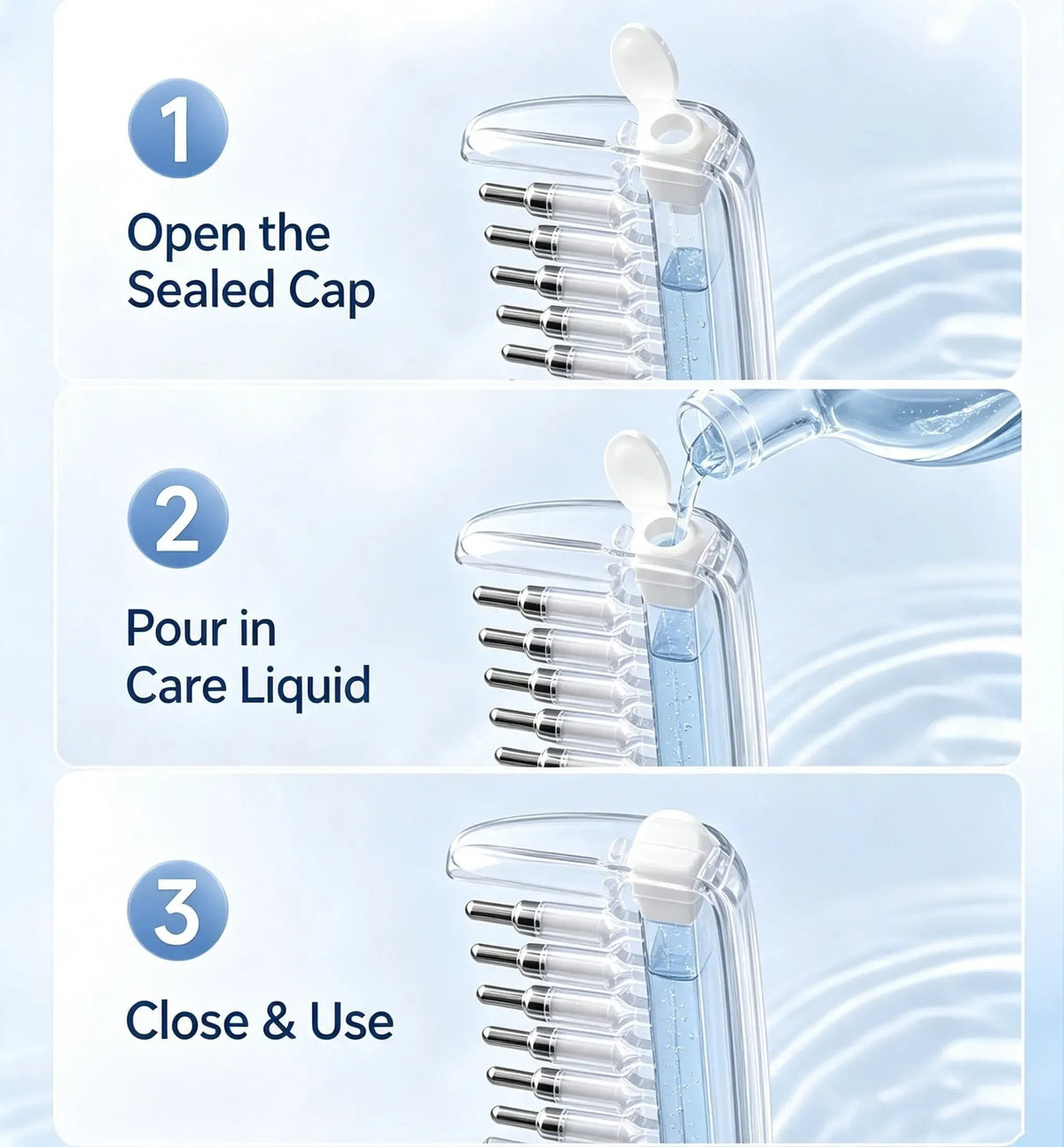 Hot Sale 💆‍♀️ Scalp Liquid Applicator Comb