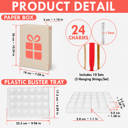 Our Heroes Police Advent Calendar 2026 - 24-Day Festive Countdown, Acrylic Charms Blind Box