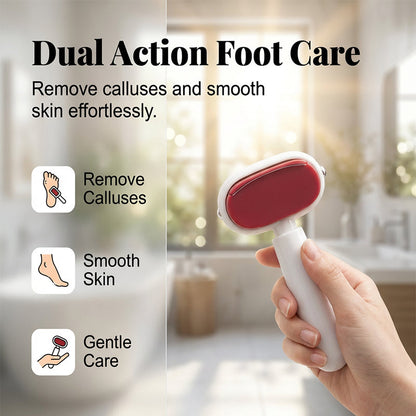 Dual‐Sided Foot Callus Remover, Replaceable Stainless Steel Blade Foot Scraper 🦶