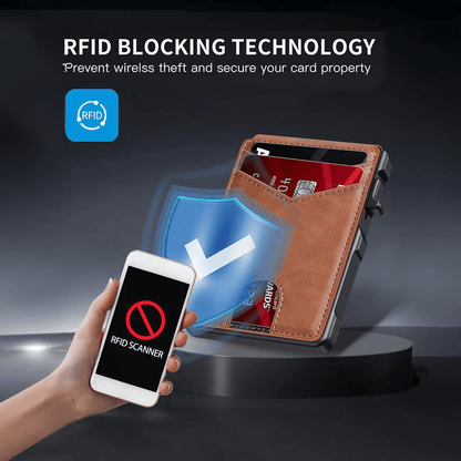 The Ultimate Smart Pop-Up Wallet: Slim, Secure, & RFID Protected