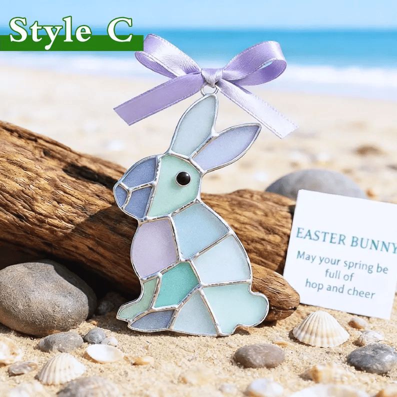 🐣🌊Easter Wire Wrapped Sea Glass Ornaments ✨Shaped by Nature & Crafted by Hand💝
