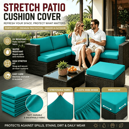 🪑 Stretch Sofa Cushion Covers Set (4 / 8 / 12 PCS) 🔥