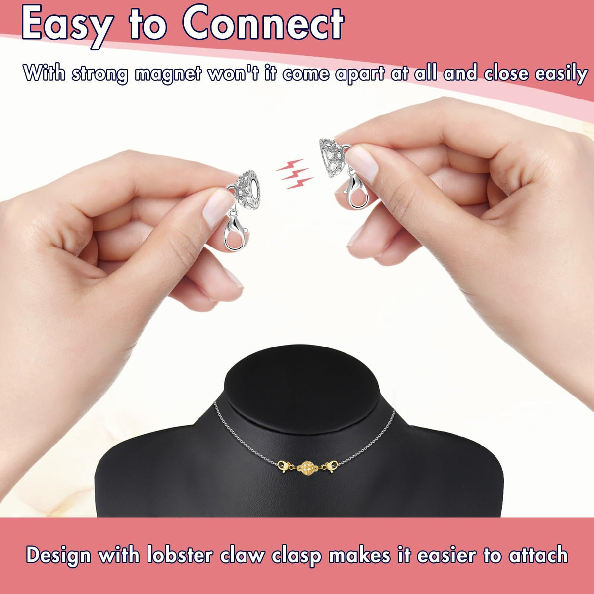 🔥Last Day 49% OFF - ✨Magnetic Necklace Clasps and Closures