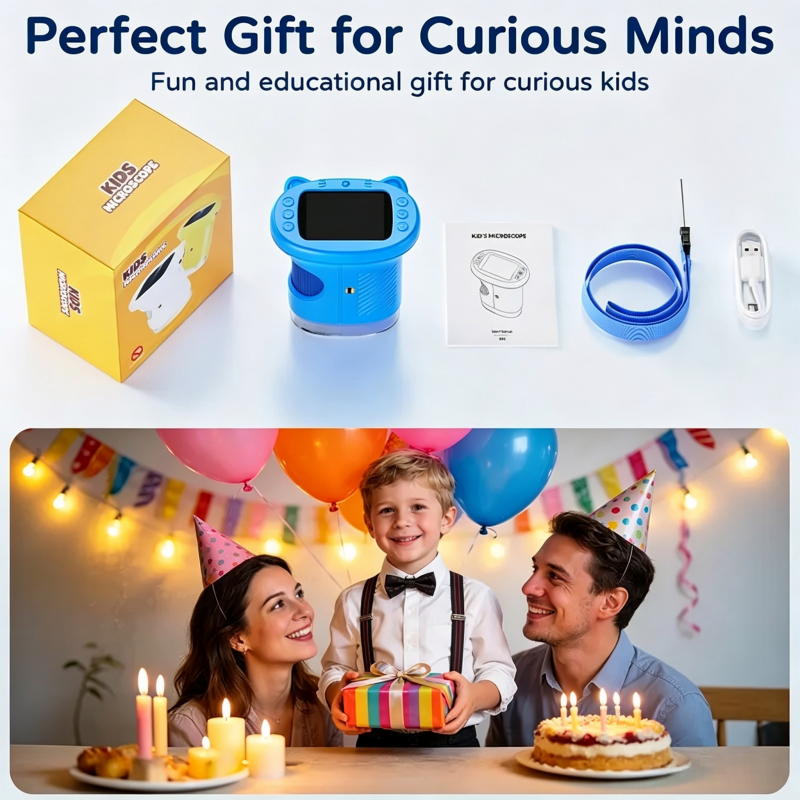 Kids Handheld Digital Microscope