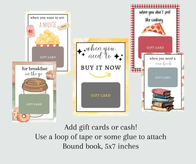 🎄📚Christmas Gift Card Book - 🎁Surprises On Every Page📚Hardcover & Durability Line