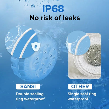 🌟💧 Swimming pool RGB lights – IP68 Waterproof Underwater Light, 3X Brighter, 20 Colors & RF Remote 🌈🎮