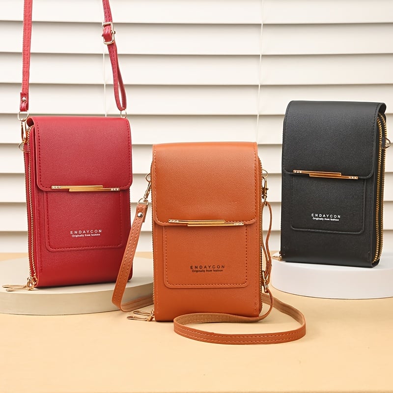 🔥LAST DAY 50% OFF - 👛📱 Dopamine Color Touchscreen Crossbody Phone Wallet
