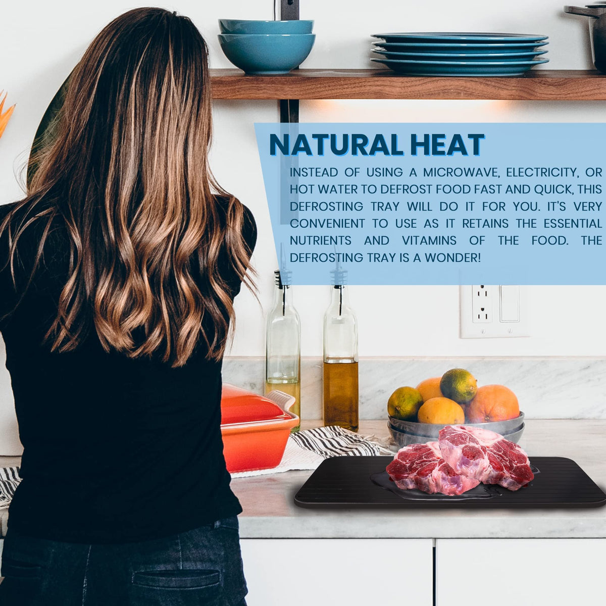 🎁2026 New Year Hot Sale: HALF PRICE- Defrosting Tray for Frozen Meat