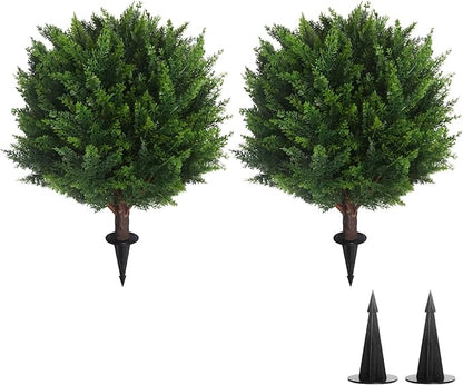 💥LAST DAY 49% OFF-Artificial Cedar Topiary Ball Tree