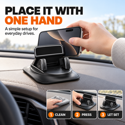 360 Degree Rotational Car Dashboard Phone Mount