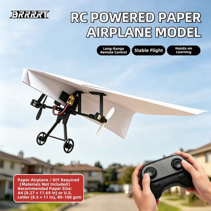 🔥Last Day 49% OFF - 🛩️ RC Paper Airplane Kit with Gyro Stabilizer ⚡