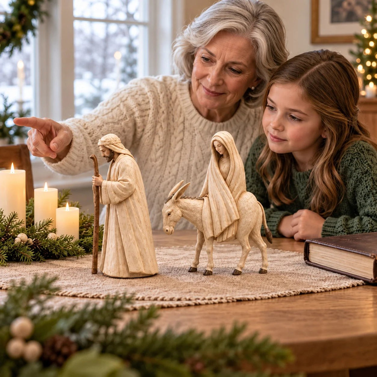 🔥Last Day 49% OFF - ✝️Journey to Bethlehem Nativity Figurine Set