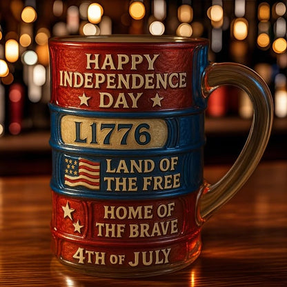 🔥Last Day 49% OFF - 🍻Raise a Glass to Freedom: Independence Day Mug