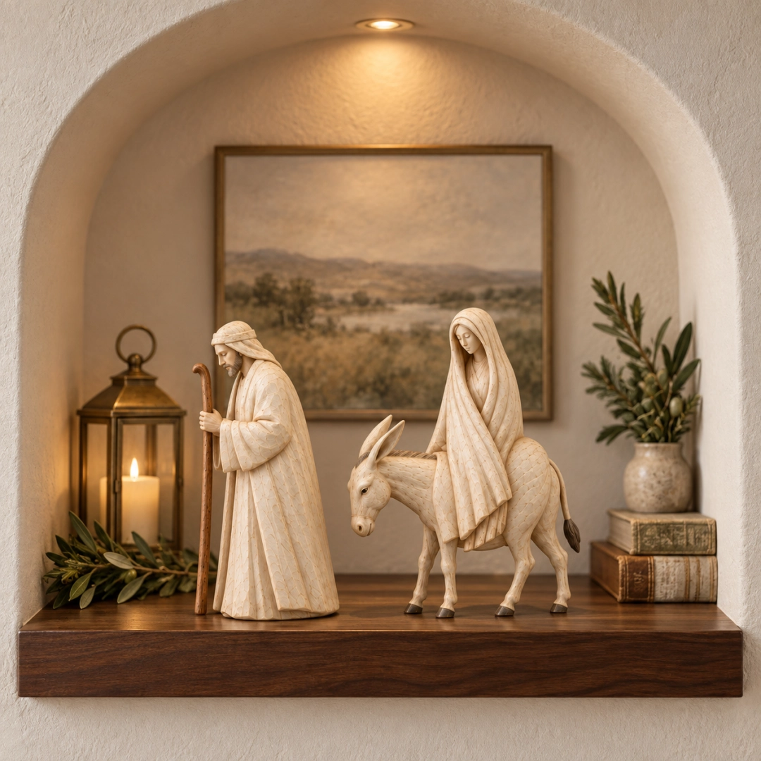 🔥Last Day 49% OFF - ✝️Journey to Bethlehem Nativity Figurine Set