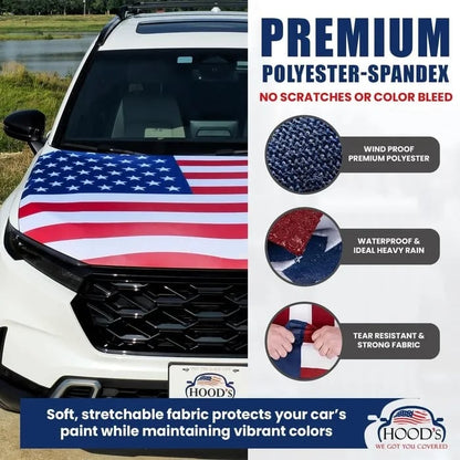 🎉Father's Day Hot Sale 49% OFF🔥American Car Hood Flag🦅