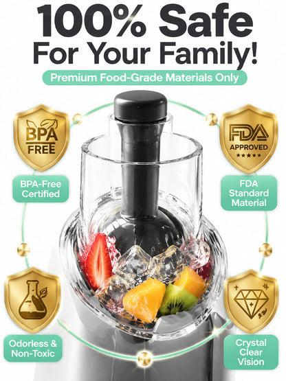 🔥 SAVE 60% + 🍦 Family Fruit Ice Cream Maker – 100% Natural, No Added Sugar & BPA-Free