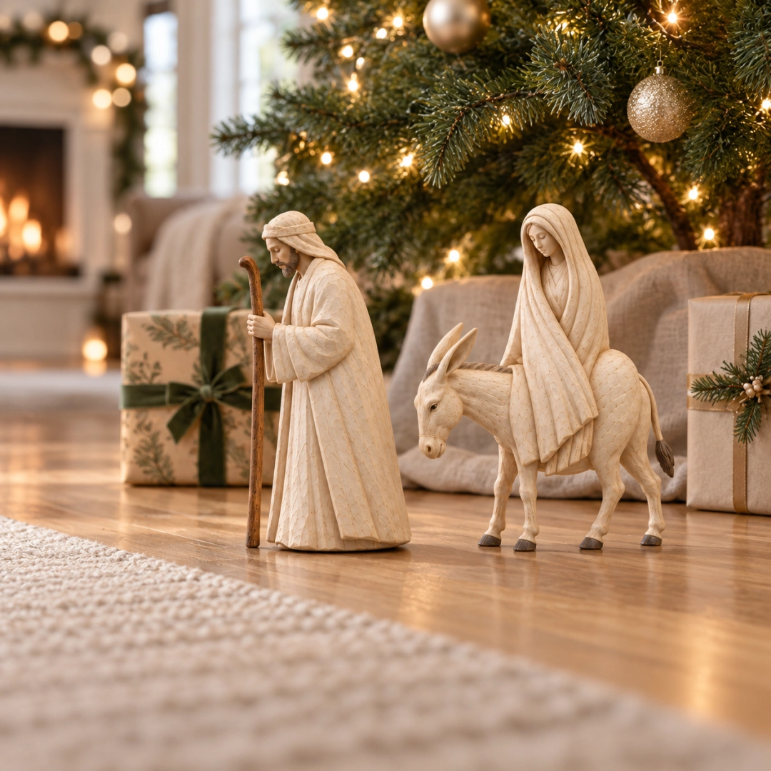 🔥Last Day 49% OFF - ✝️Journey to Bethlehem Nativity Figurine Set