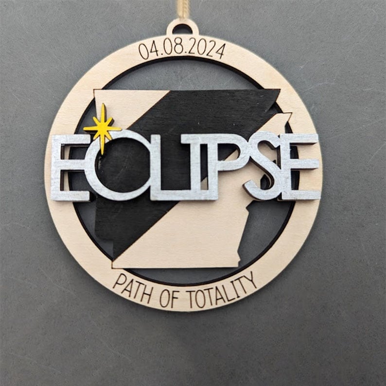 Solar Eclipse 2024 Ornament