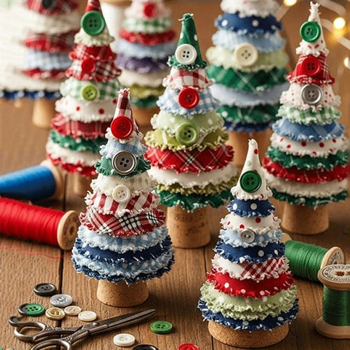🔥LAST DAY 🎄Patchwork Christmas Tree Decoration Kit✨