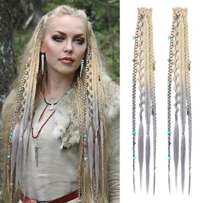 ✨ Festival Boho Braided Hair Extensions | 3 Ways to Style Your Dreadlock Hair