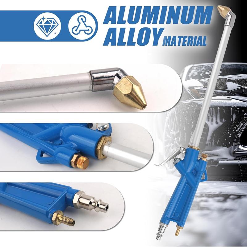 🛠️💧High-Pressure Pneumatic Air Blow Gun with Extended Nozzle for Engine & Mechanical Deep Cleaning