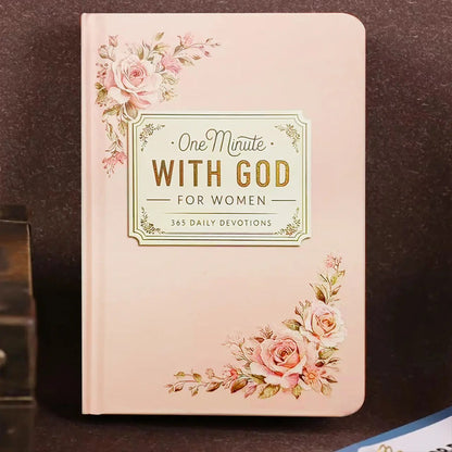 🙏🏼One Minute With God For Women – 365 Devotions (✨Premium Hardcover Book with Gold Foil)
