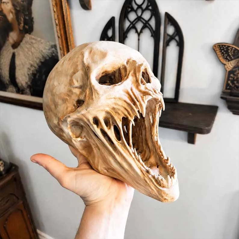 🔥Last Day 49% OFF - 💀Gothic Skull Sculpture