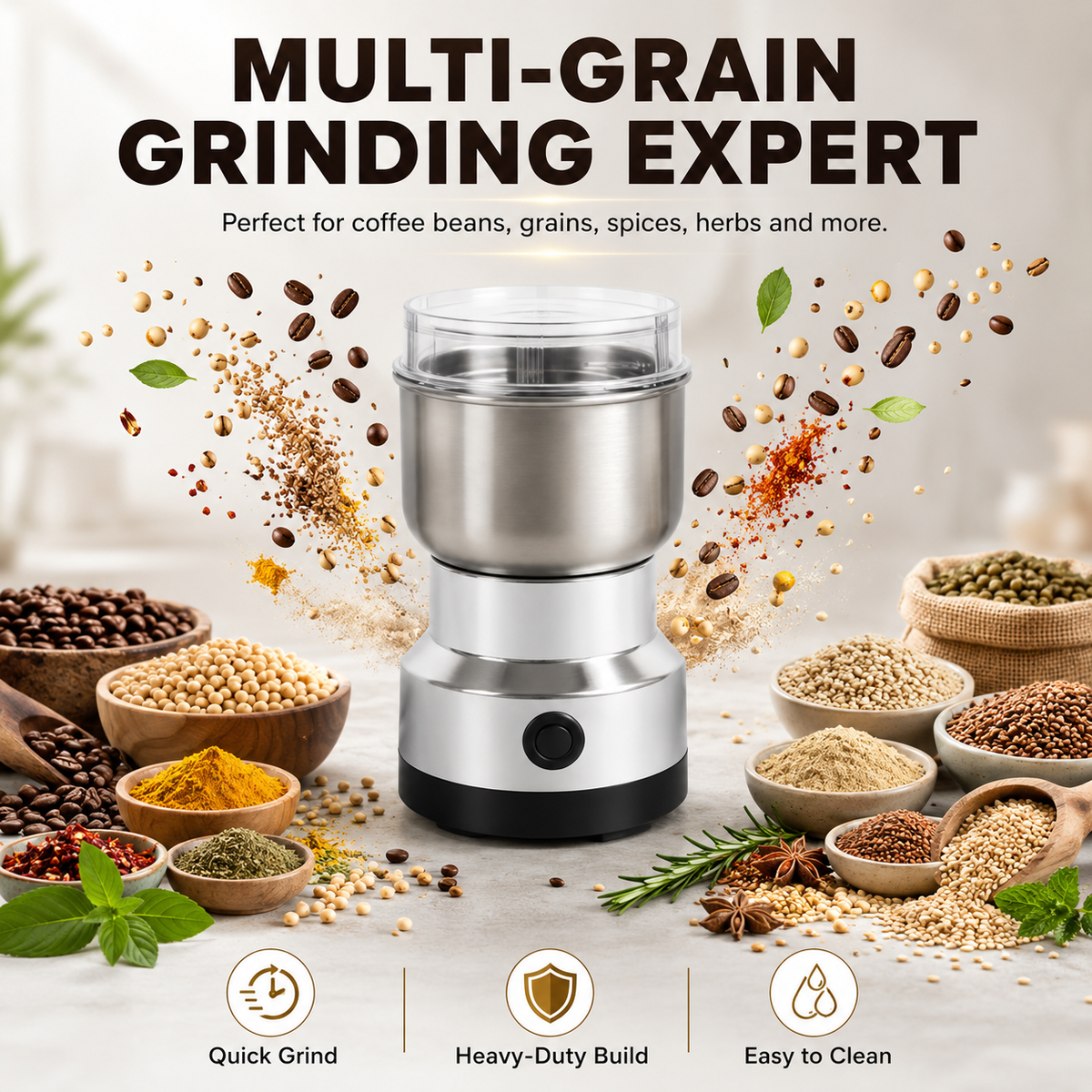 🥣Multifunctional Whole-Grain Grinder