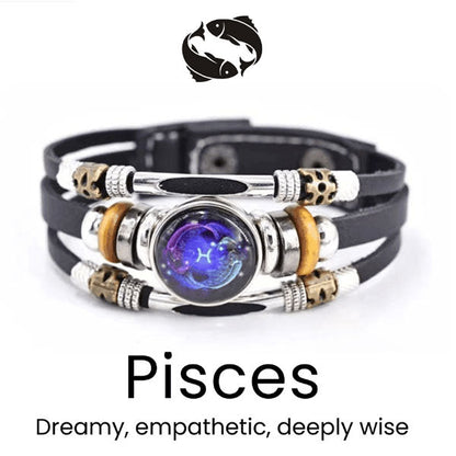 Astrological Sign Luminous Bracelet Super Bright In The Dark