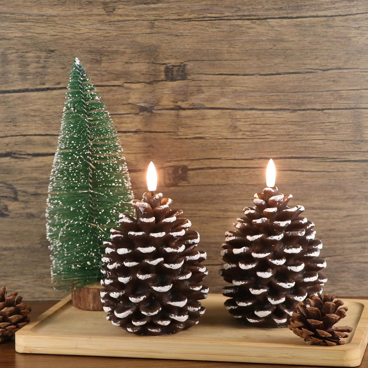💥Black Friday Sale: Save $20 -🔥Flameless Pinecone Candles Battery Operated with 6 Hour Timer