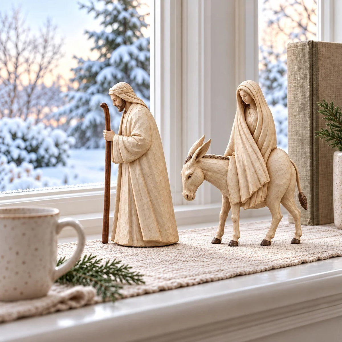 🔥Last Day 49% OFF - ✝️Journey to Bethlehem Nativity Figurine Set