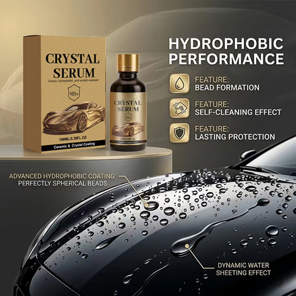 💎!💝Ceramic Car Coating Kit - Deep Gloss, 9H+ Hardness & Extreme Hydrophobic Sh