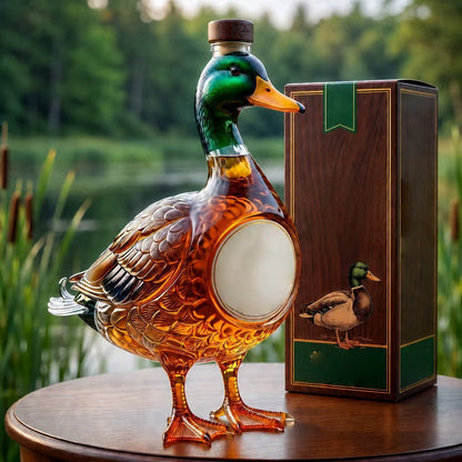 Ducks Unlimite 3D Mallard Bourbon Bottle