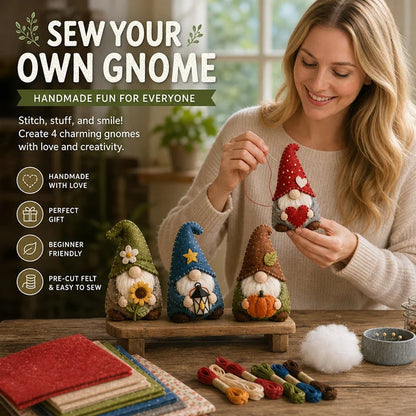 🧶Beginner-Friendly🐦DIY Fabric Animal Craft Kit – Creative Handmade Art (No scissors included)