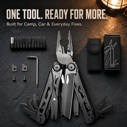 25-in-1 Stainless Steel EDC Multi-Tool