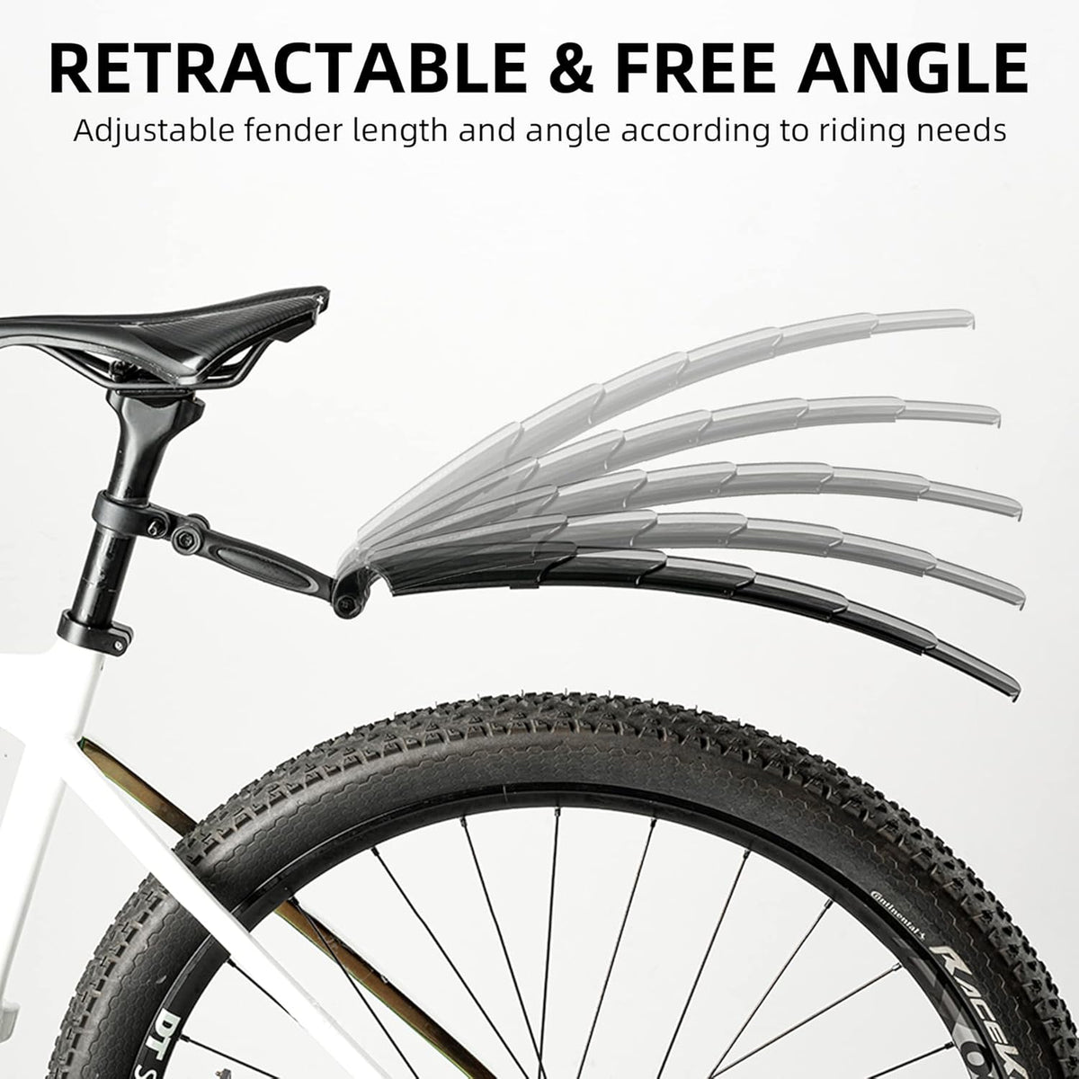 🚲 ROCKBROS Retractable Bike Mudguards