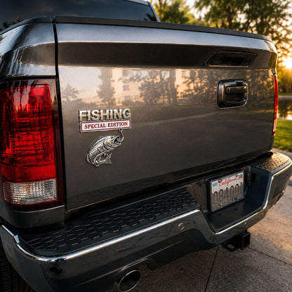 🔥Hot Sale 49% OFF- 🎣 Fishing Special Edition Premium 3D Metal Vehicle Emblem Badge
