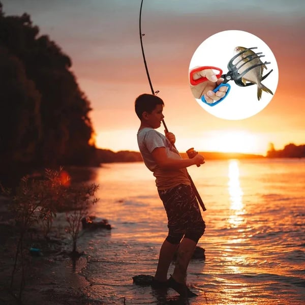 A Fishing Pliers Gripper Metal Fish Control