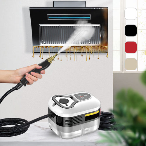 💨 Portable Handheld Steam Cleaner – 10 Accessories 🛠️, Adjustable Levels ⚙️, Fast Heat-Up 🔥 – For Kitchen 🍳, Bathroom 🚿, Tile 🧱 & Car 🚗