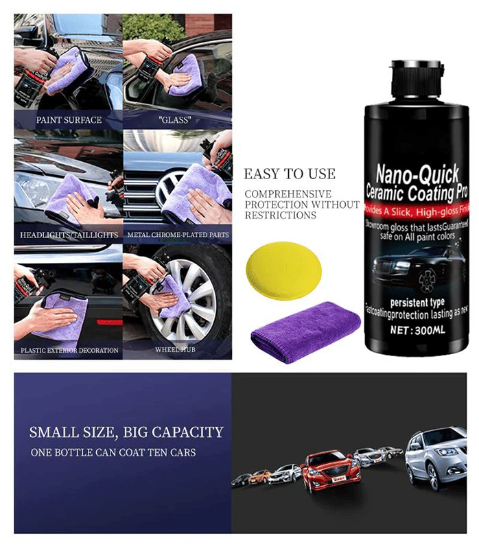 🚗 Hot Sale 49% Off -Automotive Nano Ceramic Coating Spray✨✨
