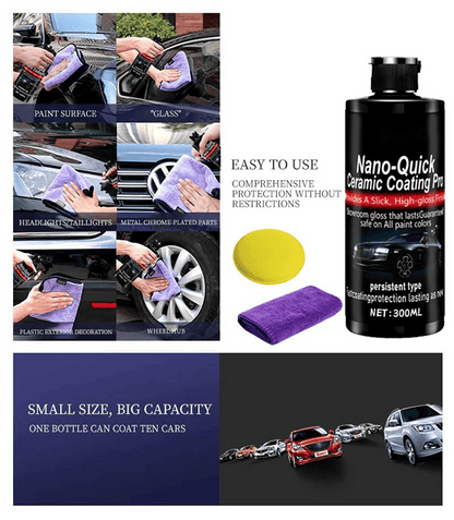 🚗 Hot Sale 49% Off -Automotive Nano Ceramic Coating Spray✨✨