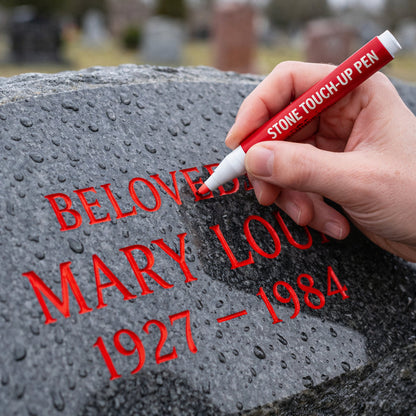 💐Golden Grave Marker Pen, Restore Faded Tombstone Inscriptions（！)