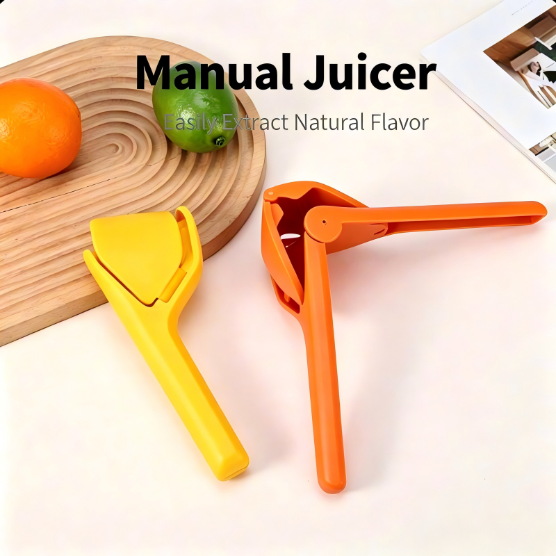 Handheld Fruit Juicer Press Lemon Citrus Squeezer with Strainer