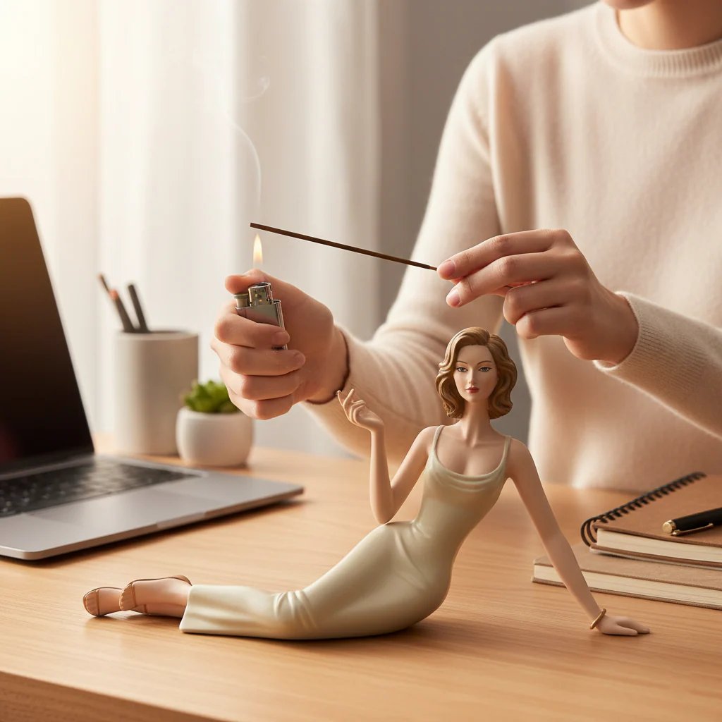 Handcrafted Ceramic Aroma Statue – Where Sculpture Meets Serenity