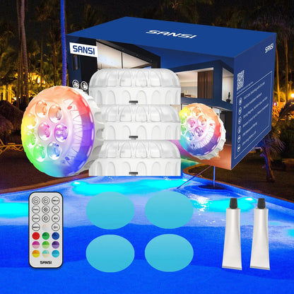 🌟💧 Swimming pool RGB lights – IP68 Waterproof Underwater Light, 3X Brighter, 20 Colors & RF Remote 🌈🎮