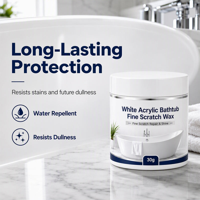 🔥Limited Time:🔥White Acrylic Bathtub Fine Scratch Repair Wax