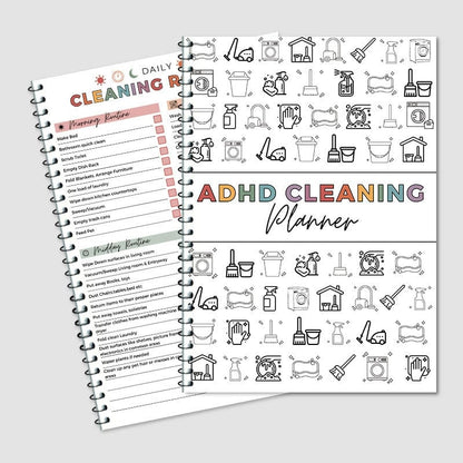 🔥LAST DAY 50% OFF📚ADHD cleaning planner bundle